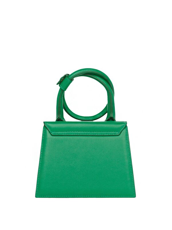 Jacquemus Le Chiquito Noeud Coiled Handbag Green.