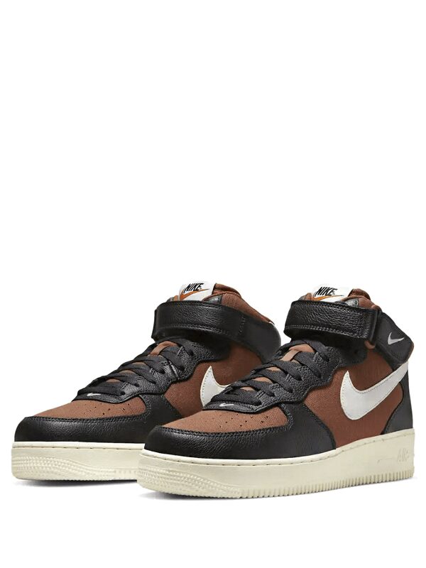 Air Force 1 Mid Vintage Off Noir and Pecan.