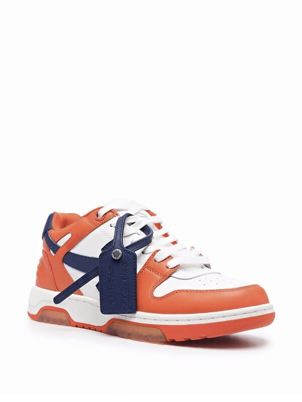 OFF WHITE Out Of Office OOO Low Tops White Orange Blue