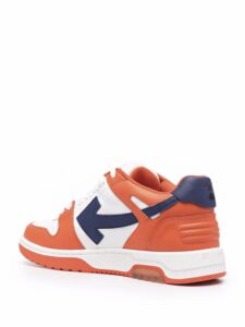 OFF-WHITE Out Of Office OOO Low Tops White Orange Blue Original São Paulo