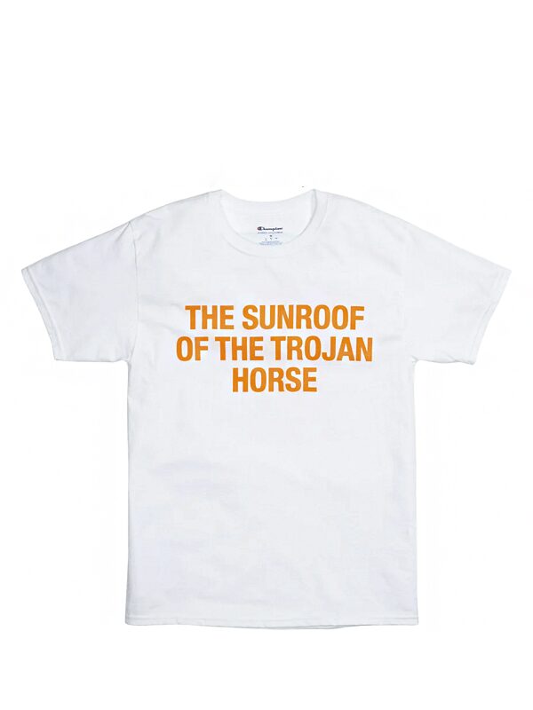 Virgil Abloh Brooklyn Museum Sunroof Trojan Horse T shirt White