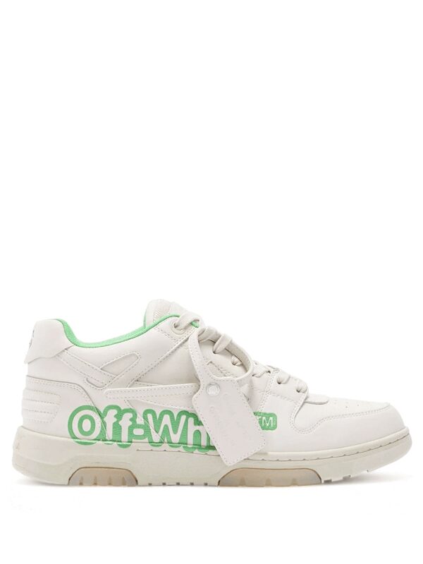Off White Out Of Office Script Green