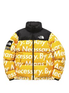 Supreme The North Face By Any Means Nuptse Jacket Yellow Original São Paulo