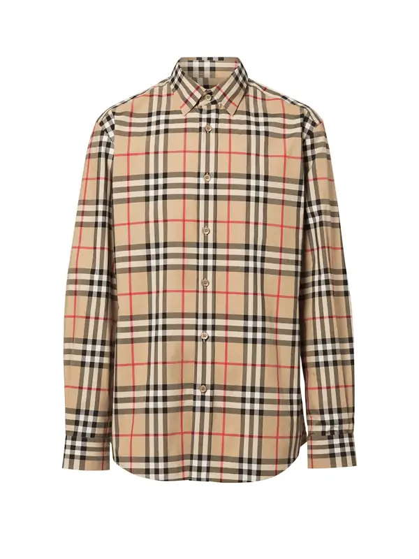 Burberry Camisa Algodão Xadrez Vintage - Original São Paulo