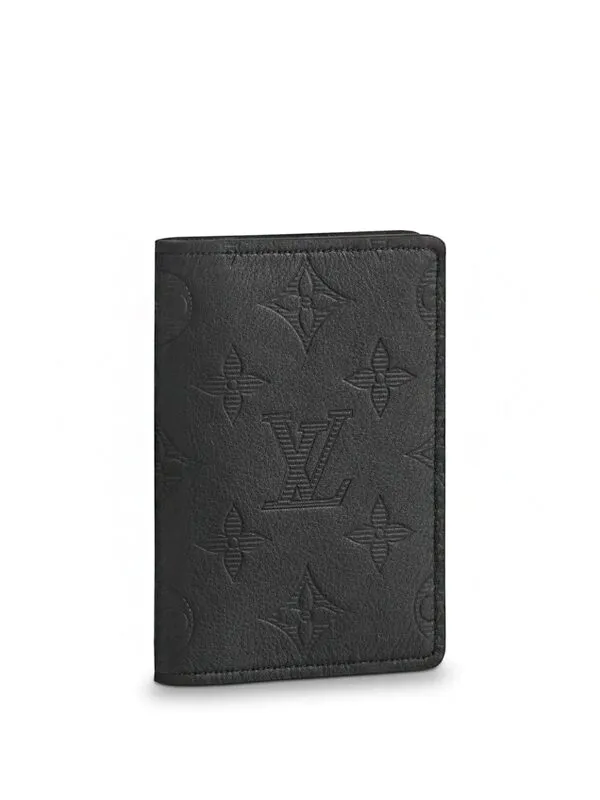 Louis Vuitton Pocket Organizer Monogram Shadow Black