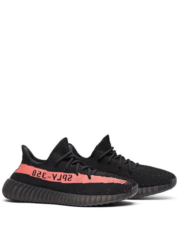 Yeezy Boost 350 v2 Core Black Red.