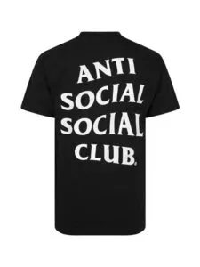 Anti Social Social Club Logo 2 Tee (SS20) Black Original São Paulo 