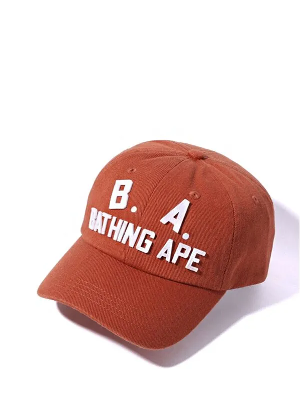 BAPE B.A. Washed Twill Cap Orange