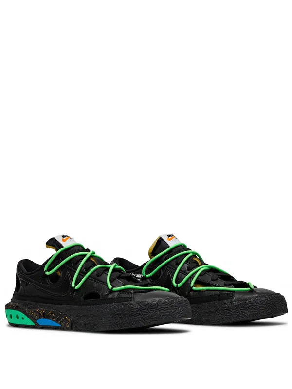 Nike Blazer Low Off White Black Electro Green.