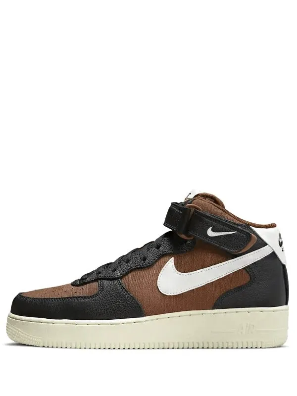 Air Force 1 Mid Vintage Off Noir and Pecan