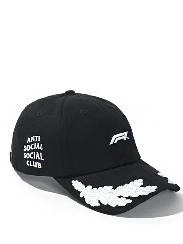 Anti Social Social Club UNDFTD X F1 Cap Black
