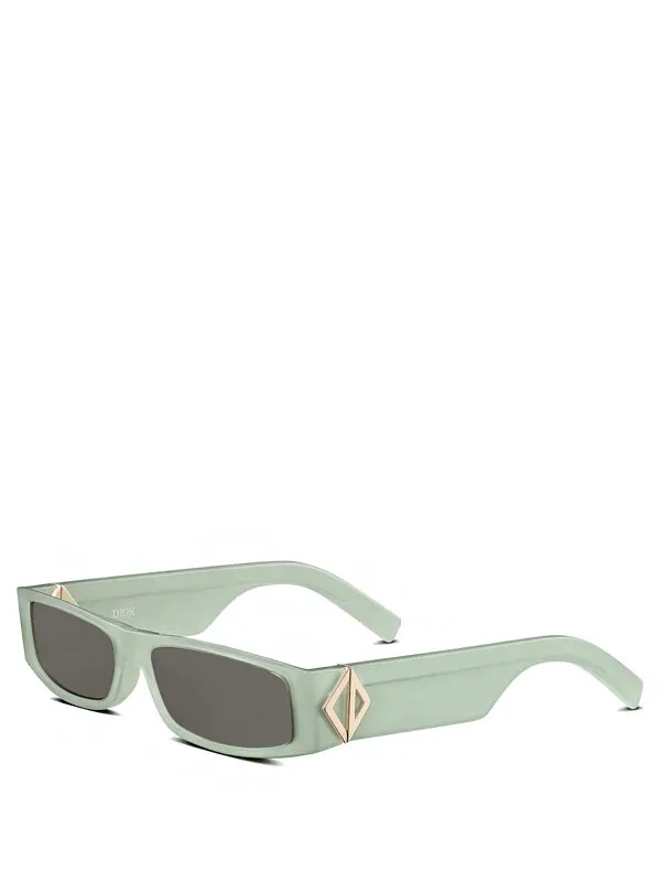 Dior x CACTUS JACK CD Diamond S1I Rectangular Sunglasses Green.