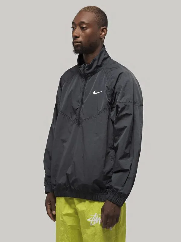 Nike x Stussy Windrunner Jacket Off Noir.