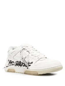 OFF-WHITE Out Of Office OOO Low Tops For Walking White Black Original São Paulo  