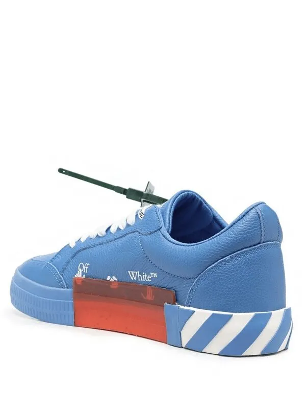 OFF WHITE Vulc Low Leather Blue White.