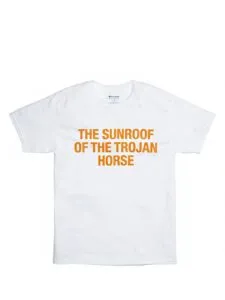 Virgil Abloh Brooklyn Museum Sunroof Trojan Horse T-shirt White Original São Paulo 