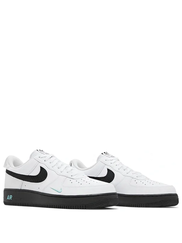 Air Force 1 Low White Black Teal.