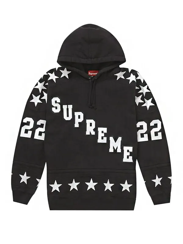 Supreme Hockey Hooded Sweatshirt Black
