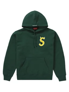 Supreme S Logo Hooded Sweatshirt Dark Green Original São Paulo