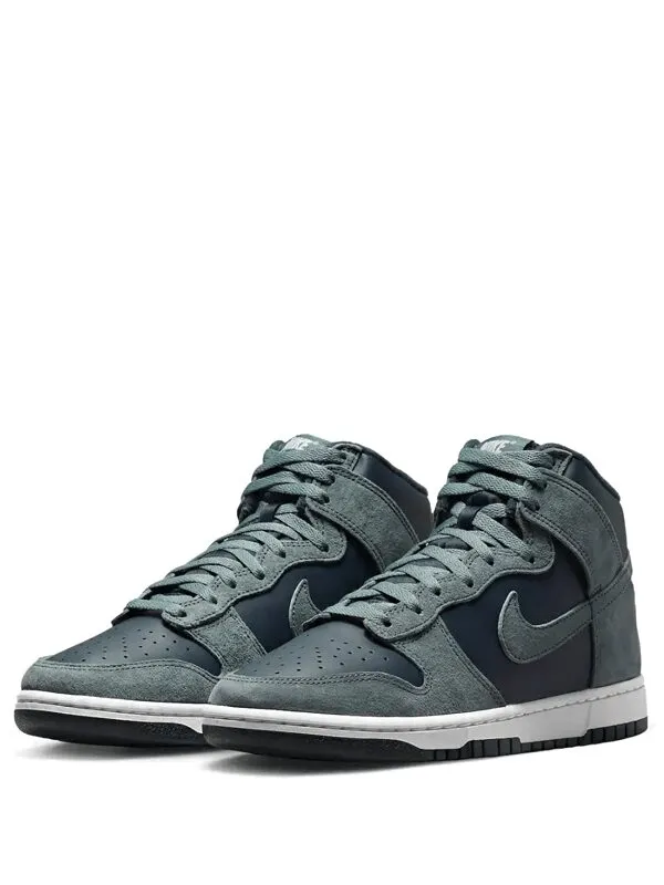Nike Dunk High Teal Suede. 1