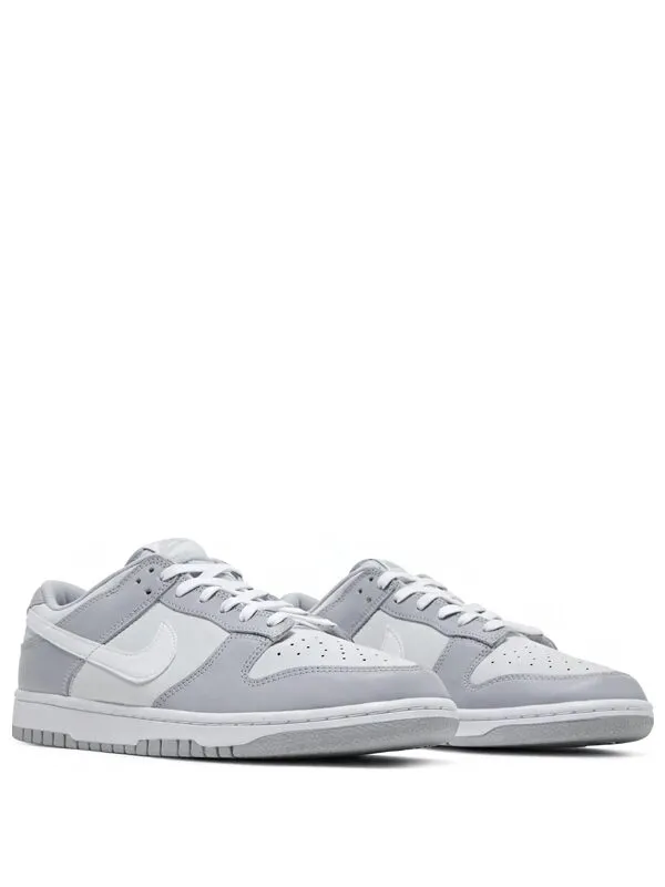 Nike Dunk Low Wolf Grey and Pure Platinum.