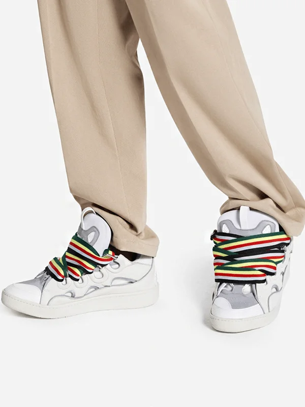 Lanvin Curb Sneaker White Multicolor.