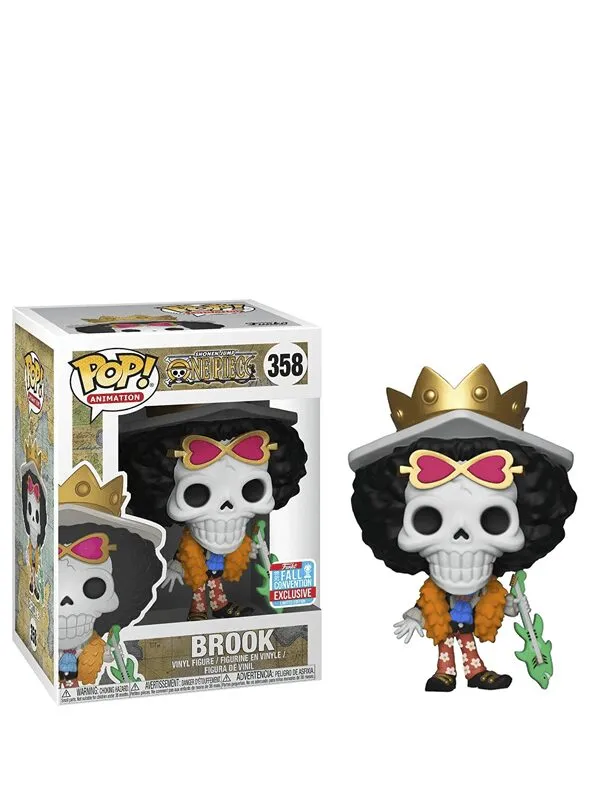 Funko Pop Animation One Piece Brook w Guitar Hot Topic NYCC Exclusive Figure 358