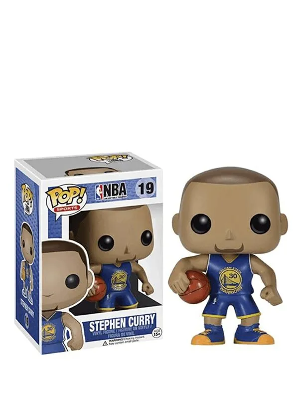 Funko Pop Sports NBA Stephen Curry Blue Jersey Figure 19