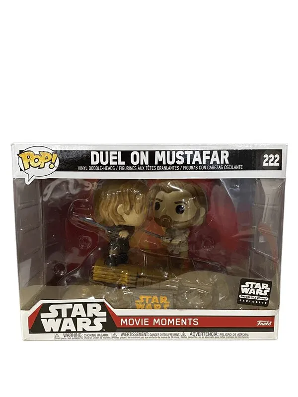 Funko Pop Star Wars Duel On Mustafar Smugglers Bounty Exclusive Movie Moments Figure 222 1 1