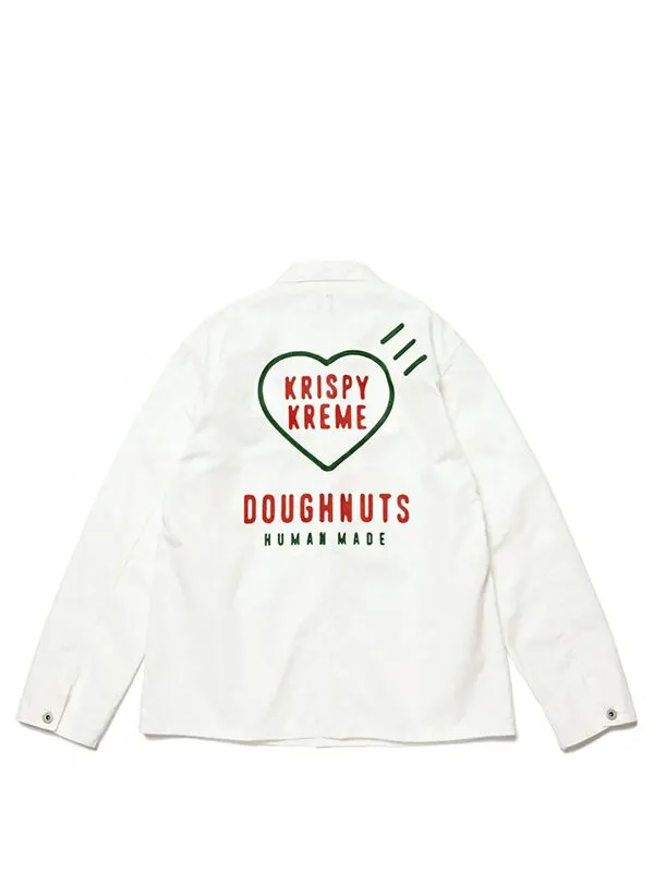 Human Made x Krispy Kreme Factory Jacket White
