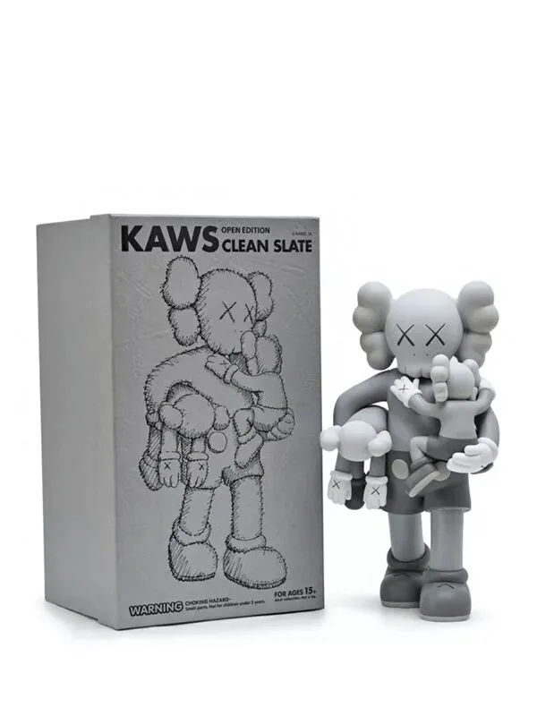 KAWS Clean Slate Vinyl Figure Grey Set