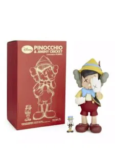 KAWS Pinocchio & Jiminy Cricket Vinyl Figure Multi Original São Paulo