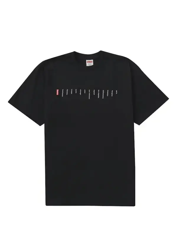Camiseta Supreme Location Black