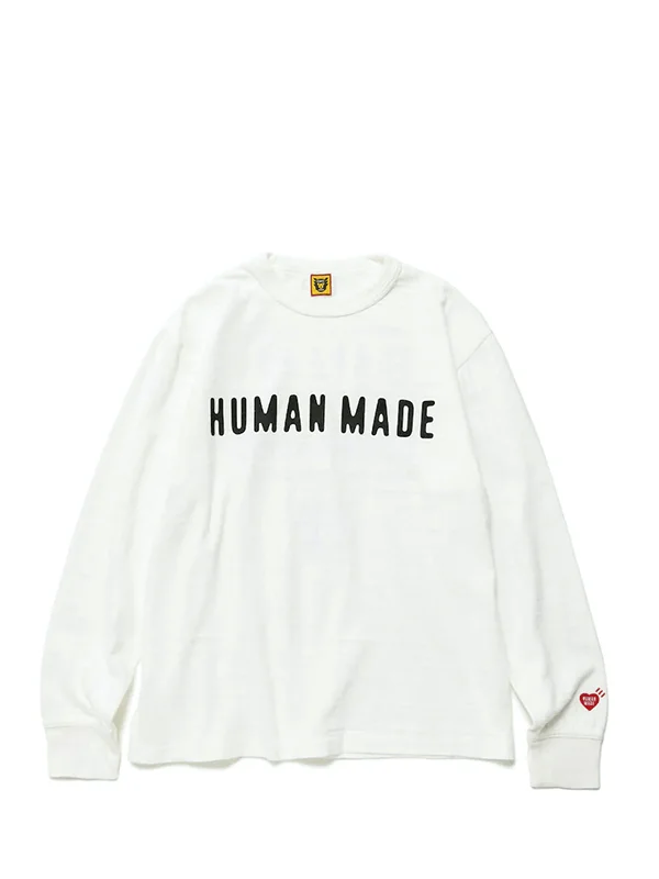 Human Made Graphic L S T Shirt White