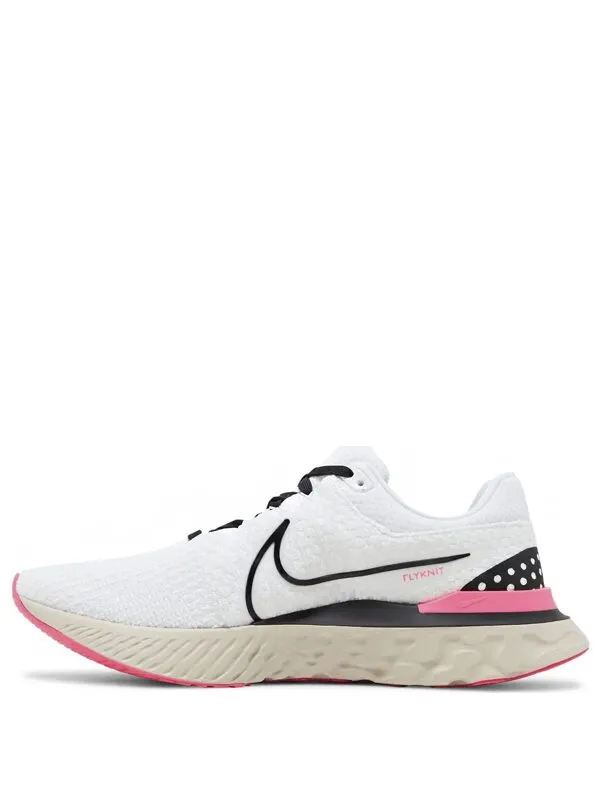 Nike React Infinity Run Flyknit 3 White Hyper Pink