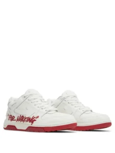 Off-White Out Of Office Low For Walking White Red Original São Paulo