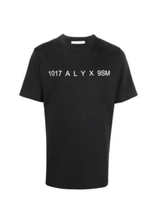 1017 ALYX 9SM Camiseta Decote Careca com Logo Original São Paulo