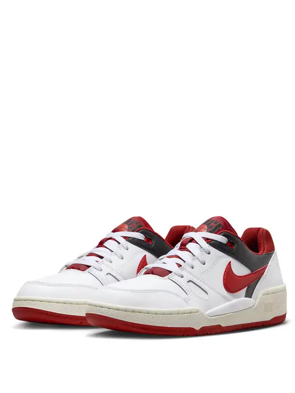 Nike Full Force Low White Mystic Red3
